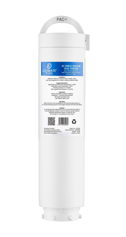 R2 Shield Master Dual Stream (PAC) 4L Filter - The Tap Specialist