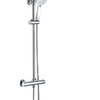 Round Thermostatic Bar Mixer w/Riser Kit - Chrome - The Tap Specialist