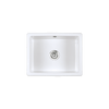 Shaws of Darwen Inset Single Bowl 600 White Sink SCIN595WH - The Tap Specialist