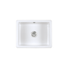 Shaws of Darwen Inset Single Bowl 800 White Sink SCIN760WH - The Tap Specialist