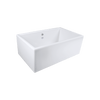 Shaws of Darwen Shaker Single Bowl 800 White Sink SCSH108WH - The Tap Specialist