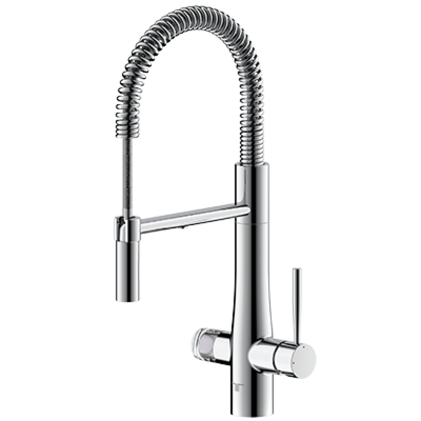 Triflow Hybrid Flex 4 in 1 Boiling Tap Slim Handle Chrome Kitchen Tap - The Tap Specialist