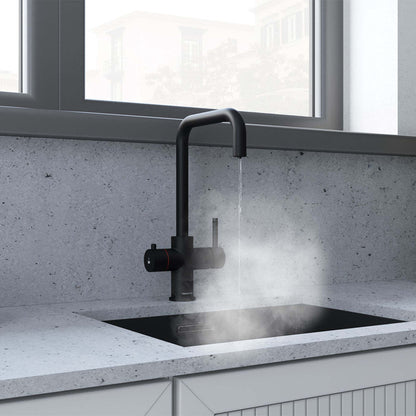 Verana 3 - in - 1 Square Instant Boiling Water Tap - The Tap Specialist