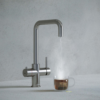 Verana 3 - in - 1 Square Instant Boiling Water Tap - The Tap Specialist