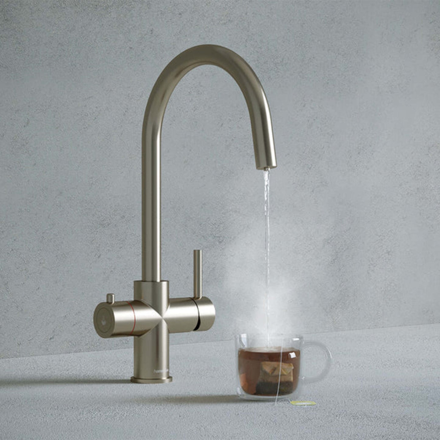 Verana 3 - in - 1 Swan Instant Boiling Water Tap - The Tap Specialist