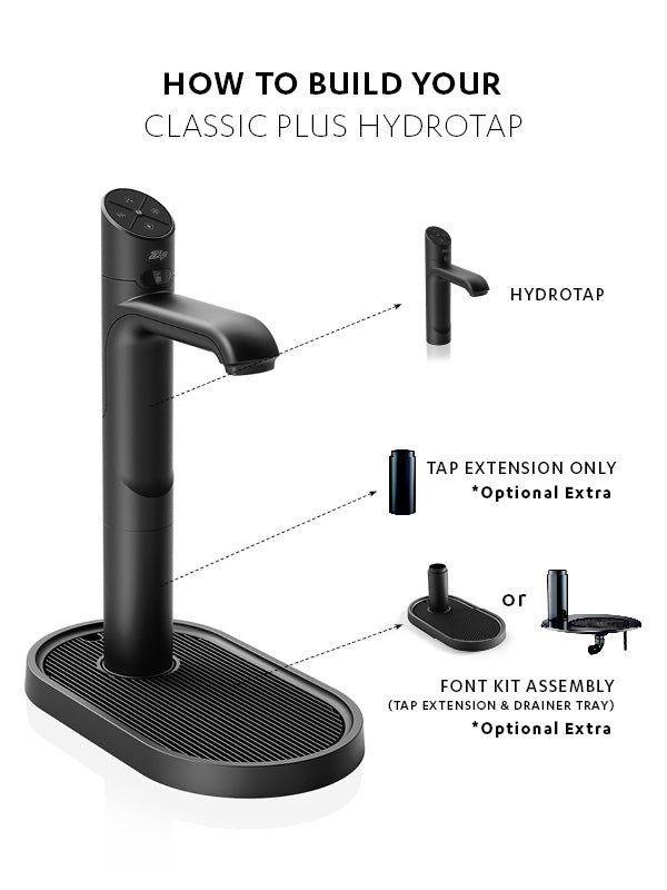 Zip HydroTap Classic Plus G5 Boiling, Chilled, Sparkling 100/75 - The Tap Specialist