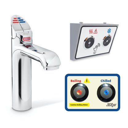 Zip HydroTap G5 Classic Boiling Chilled 160/175 Bright Chrome for Work with Touch Free disability friendly controller - The Tap Specialist