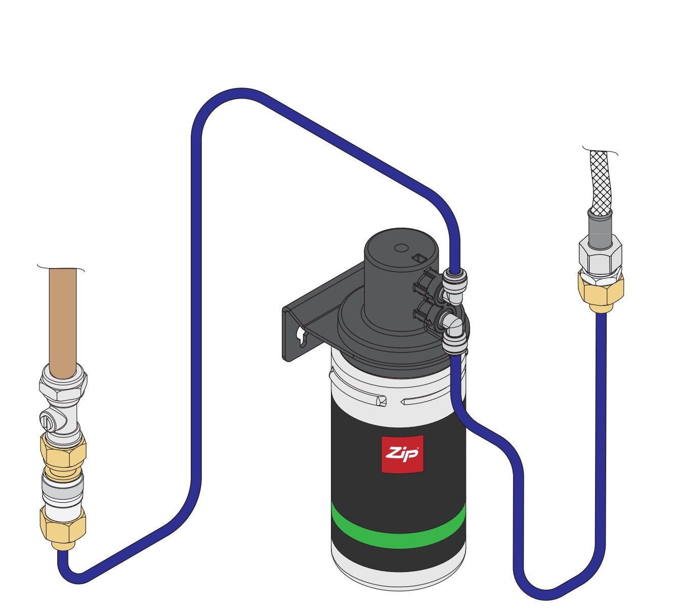 Zip Water 8 - in - 1 Mains Water filter kit for Home Transform any Kitchen Mixer Tap to Filtered - The Tap Specialist
