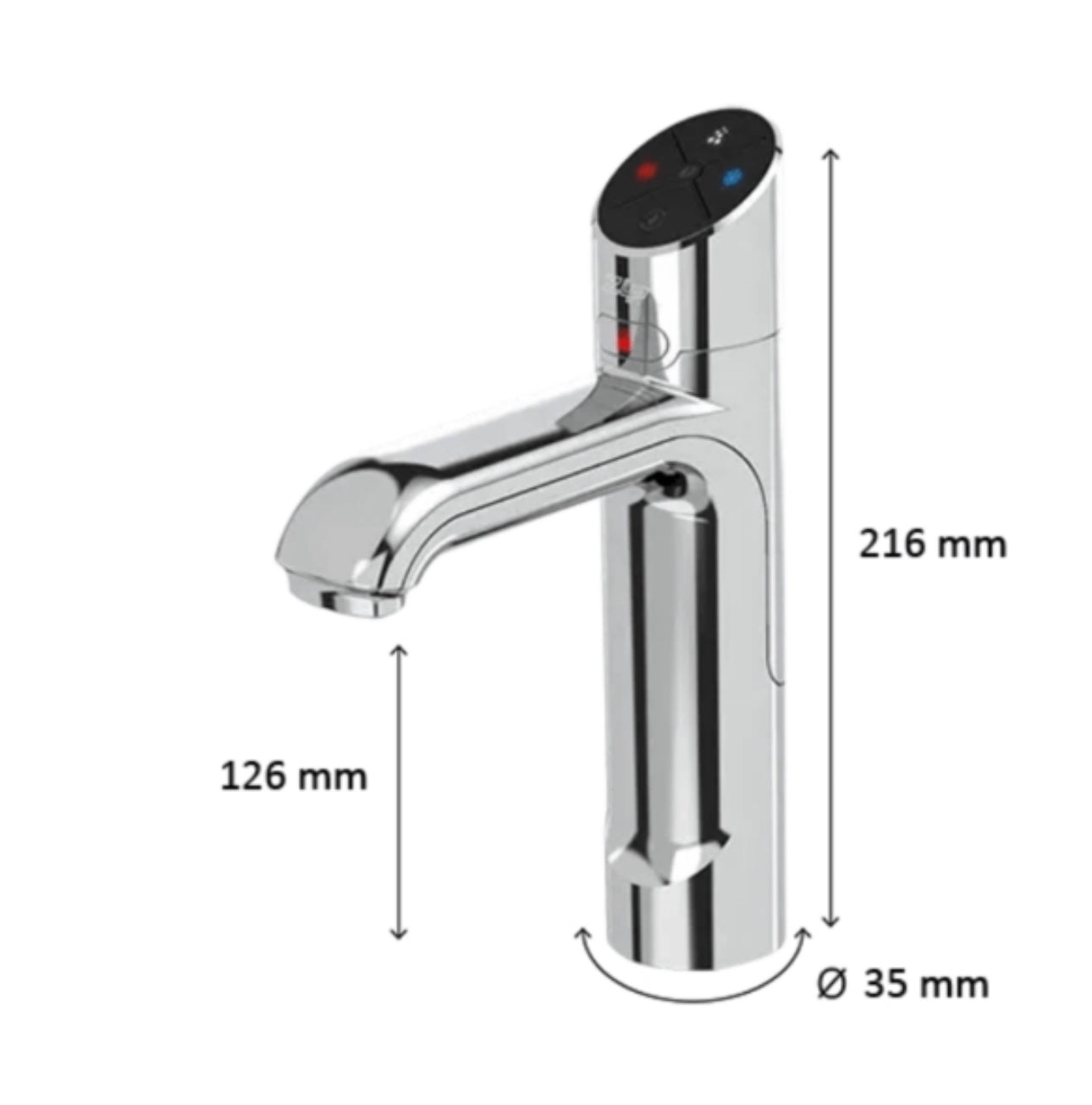 Zip Water Classic Plus All - in - One HydroTap 100/75 G5 Boiling Chilled Plus Hot & Cold - The Tap Specialist