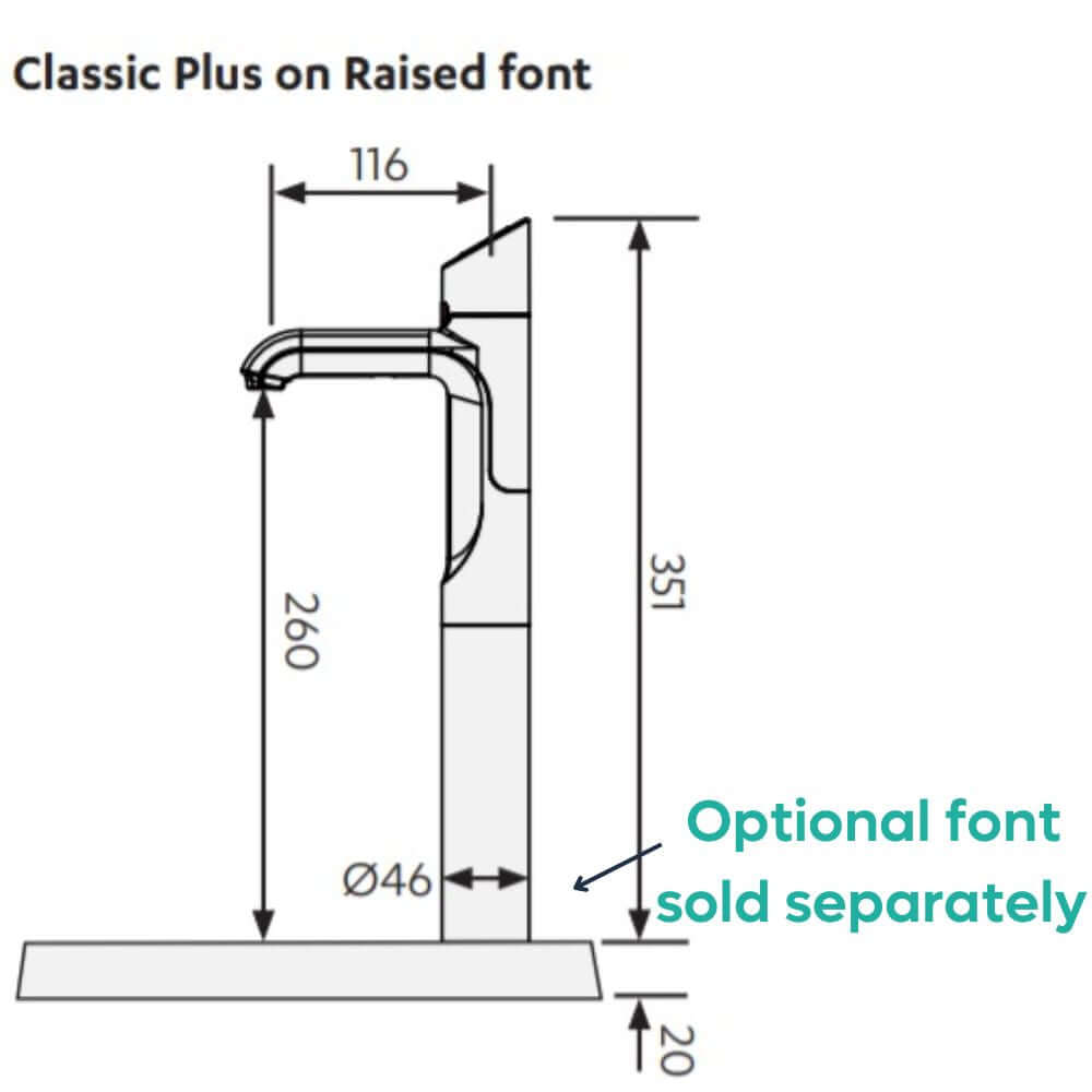 Zip Water Hydrotap Classic Plus G5 | Chilled & Sparkling 175 for Work - The Tap Specialist