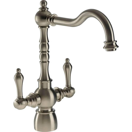 Abode Bayenne Monobloc Dual Lever Tap With or Without Integrated Handspray - The Tap Specialist