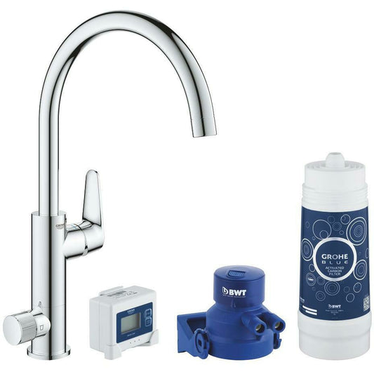 Grohe Blue Filter Water Pure Baucurve Starter Kit C-Spout - The Tap Specialist