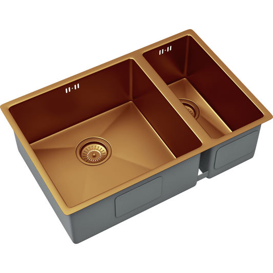Ellsi Elite 1.5 Bowl Kitchen Sink Stainless Steel Inset or Undermount - Various Finishes Available - The Tap Specialist