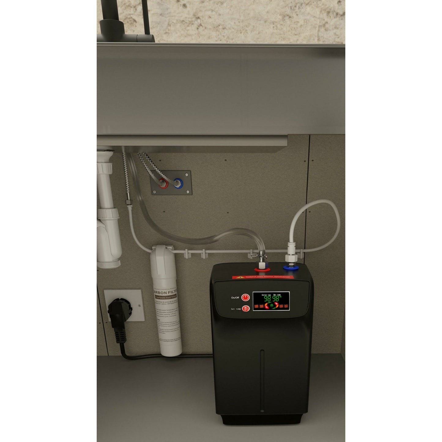Ellsi Boiler Tank & Filter Under Counter Unit