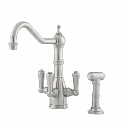 Perrin & Rowe Picardie Monobloc Filter Tap with Pull Out Spray Rinse - The Tap Specialist
