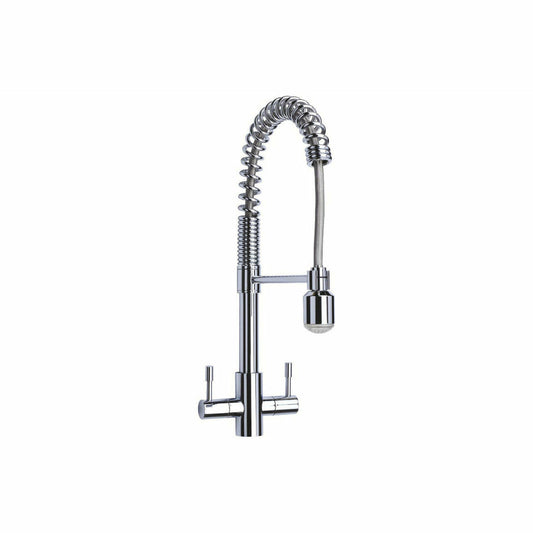 Prima Professional Dual Lever Spray Mixer Tap Chrome - The Tap Specialist